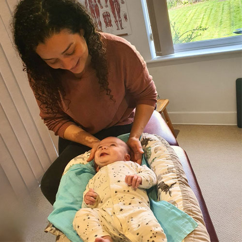 Baby chiropractic treatment