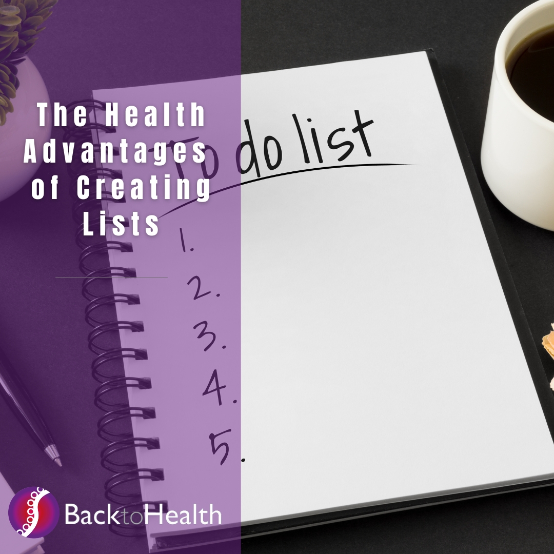 The Health Advantages of Creating Lists