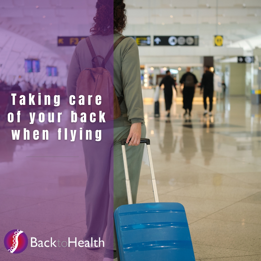Taking care of your back when flying